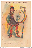 Delcampe - AXYP17-1254-CHROMOS - Chocolat Louit - Caisse Bedon - Les Anciens Instruments De Misique - Louit