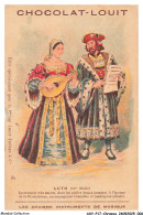 Delcampe - AXYP17-1255-CHROMOS - Chocolat Louit - Luth - Les Anciens Instruments De Misique - Louit