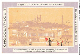 Delcampe - AXYP17-1267-CHROMOS - Chocolat Louit - Rhone - Lyon - Notre-dame De Fourvière - Louit