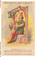 Delcampe - AXYP16-1240-CHROMOS - Chocolat Louit - Quadrillo - Les Anciens Instruments De Misique - Louit