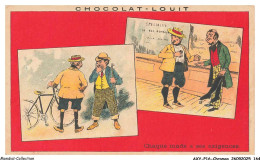 Delcampe - AXYP16-1235-CHROMOS - Chocolat Louit - Chaque Mode A Ses Exigence - Louit