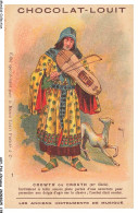 Delcampe - AXYP16-1242-CHROMOS - Chocolat Louit - Crrowth Ou Crouth - Les Anciens Instruments De Misique - Louit