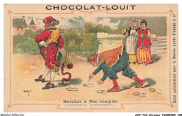 Delcampe - AXYP16-1204-CHROMOS - Chocolat Louit - Marcher A Pas Comptés - Louit