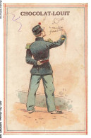 Delcampe - AXYP16-1185-CHROMOS - Chocolat Louit - Un Soldat - Louit
