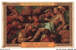 Delcampe - AXYP16-1167-CHROMOS - Chocolat Louit - Musée Du Louvre - La Mort De Sénèque - Louit