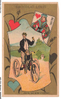 Delcampe - AXYP16-1153-CHROMOS - Chocolat Louit - Jeune Qui Aime S'amuser - Louit