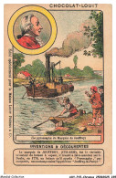Delcampe - AXYP15-1149-CHROMOS - Chocolat Louit - Inventions & Découvertes - Le Marquis De Jouffroy - Louit