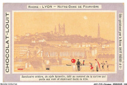 Delcampe - AXYP15-1128-CHROMOS - Chocolat Louit - Rhone - Lyon - Notre-dame De Fourvière - Louit