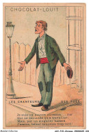 Delcampe - AXYP15-1143-CHROMOS - Chocolat Louit - Les Chanteurs Des Rues - Louit