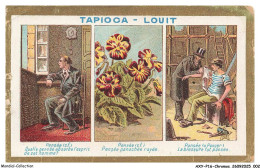 Delcampe - AXYP16-1154-CHROMOS - Tapioca Louit - Pensée Panachée Rayée - Pansée La Blessure - Louit