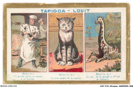 Delcampe - AXYP16-1157-CHROMOS - Tapioca Louit - Un Poulet Qu'on Va Mettre A La Broche - Le Vrai Maitre Dela Maison - Louit