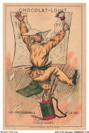 Delcampe - AXYP15-1139-CHROMOS - Chocolat Louit - Les Professionnels De  La Rue - Colleur Encollé - Louit