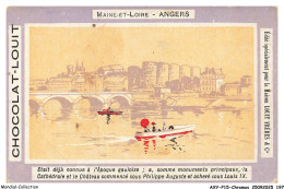 Delcampe - AXYP15-1130-CHROMOS - Chocolat Louit - Maine-et-loire - Angers - Etait Déja Connue A L'époque Gauloise - Louit