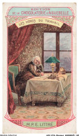 Delcampe - AXYP19-1512-CHROMOS - Choclat D'aiguebelle - Les Héros Du Travail - M-p-e Littré - Aiguebelle