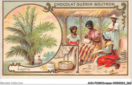 Delcampe - AHHP12-2233 - CHROMOS - CHOCOLAT-GUERIN-BOUTRON - PARIS - Raphia - 10,5 X 7cm - Guérin-Boutron