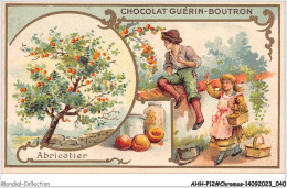 Delcampe - AHHP12-2222 - CHROMOS - CHOCOLAT-GUERIN-BOUTRON - PARIS - Abiricotier - 10,5 X 7cm - Guérin-Boutron