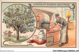 Delcampe - AHHP12-2254 - CHROMOS - CHOCOLAT-GUERIN-BOUTRON - PARIS - Camphrier - 10,5 X 7cm - Guérin-Boutron