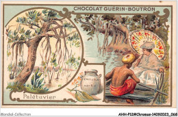 Delcampe - AHHP12-2236 - CHROMOS - CHOCOLAT-GUERIN-BOUTRON - PARIS - ARBRE Paletuvier - 10,5 X 7cm - Guérin-Boutron