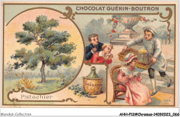 Delcampe - AHHP12-2235 - CHROMOS - CHOCOLAT-GUERIN-BOUTRON - PARIS - Pistachier - 10,5 X 7cm - Guérin-Boutron