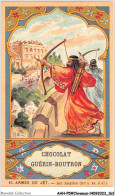 Delcampe - AHHP5-0881 - CHROMOS - CHOCOLAT-GUERIN-BOUTRON - PARIS - Armes De Jet - Arc Assyrien - 10,5 X 7cm - Guérin-Boutron
