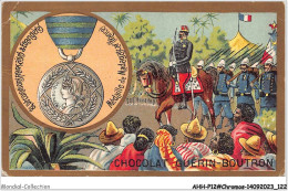Delcampe - AHHP12-2263 - CHROMOS - CHOCOLAT-GUERIN-BOUTRON - PARIS - Medaille De Madagascar - 10,5 X 7cm - Guérin-Boutron