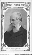 Delcampe - AHHP4-0674 - CHROMOS - CHOCOLAT-GUERIN-BOUTRON - PARIS - De Nelidoff - Ministre Russe - 10,5 X 7cm - Guérin-Boutron