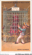 Delcampe - AHHP5-0811 - CHROMOS - CHOCOLAT-GUERIN-BOUTRON - PARIS - Defense D'approcher - 10,5 X 7cm - Guérin-Boutron