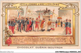 Delcampe - AHHP8-1422 - CHROMOS - CHOCOLAT-GUERIN-BOUTRON - PARIS - La Fete De Jeanne D'arc A Orleans - 10,5 X 7cm - Guérin-Boutron