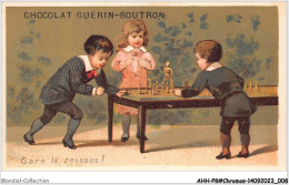 Delcampe - AHHP8-1405 - CHROMOS - CHOCOLAT-GUERIN-BOUTRON - PARIS - Gare La Dessous - 10,5 X 7cm - Guérin-Boutron