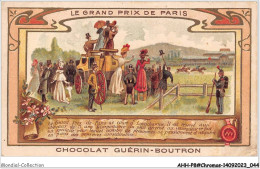 Delcampe - AHHP8-1423 - CHROMOS - CHOCOLAT-GUERIN-BOUTRON - PARIS - Le Grand Prix De Paris - 10,5 X 7cm - Guérin-Boutron