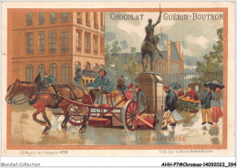 Delcampe - AHHP7-1398 - CHROMOS - CHOCOLAT-GUERIN-BOUTRON - PARIS - La Balayeuse - 10,5 X 7cm - Guérin-Boutron