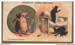 Delcampe - AXYP4-0231-CHROMOS - Chocolat Guérin-boutron - Une Chasse En Chambre - Guérin-Boutron