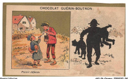 Delcampe - AXYP4-0227-CHROMOS - Chocolat Guérin-boutron - Plaisir Défendu - Guérin-Boutron