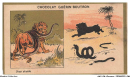 Delcampe - AXYP4-0219-CHROMOS - Chocolat Guérin-boutron - Coup Double - Guérin-Boutron