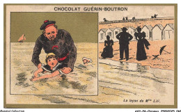 Delcampe - AXYP4-0230-CHROMOS - Chocolat Guérin-boutron - La Leçon De Mlle Lili - Guérin-Boutron