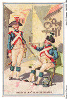 Delcampe - AXYP2-0075-CHROMOS - Chicorée A La Ménagère - Milices De La République De Mulhouse - Duroyon & Ramette - Cambrai - Duroyon & Ramette