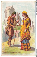 Delcampe - AXYP2-0077-CHROMOS - Chicorée A La Ménagère - Bourgeoise Et Homme Du Peuple - Duroyon & Ramette - Cambrai - Duroyon & Ramette