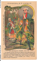 Delcampe - AXYP14-0950-CHROMOS - Chocolat-louit - Héros De France - Le Chevalier D'assas - Louit