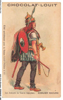 Delcampe - AXYP14-0964-CHROMOS - Chocolat-louit - Les Armures De Guerre Françaises - Cavalier Gaulois - Louit