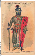 Delcampe - AXYP14-0966-CHROMOS - Chocolat-louit - Les Armures De Guerre Françaises - Chevalier Français - Louit