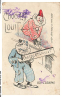 Delcampe - AXYP14-0937-CHROMOS - Chocolat-louit - Les Clowns - Louit
