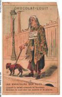 Delcampe - AXYP14-0944-CHROMOS - Chocolat-louit - Les Chanteurs Des Rues - Louit