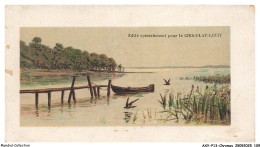 Delcampe - AXYP13-0921-CHROMOS - Chocolat-louit - Pirogue - Louit