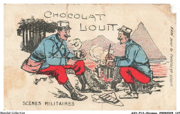 Delcampe - AXYP13-0930-CHROMOS - Chocolat-louit - Scenes Militaires - Louit