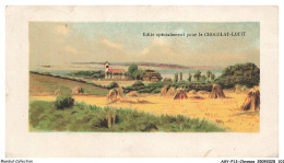 Delcampe - AXYP13-0917-CHROMOS - Chocolat-louit - Paysage - Louit
