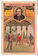 Delcampe - AXYP13-0894-CHROMOS - Chocolat-louit - Gaetano Donizetti - La Favorite - Né Et Mort A Bergame - 1797-1848 - Louit