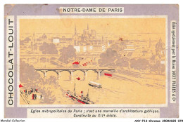 Delcampe - AXYP13-0906-CHROMOS - Chocolat-louit - Notre-dame De Paris - Louit