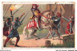 Delcampe - AXYP13-0879-CHROMOS - Chocolat-louit - Mort D'étienne Marcelle 1358 - Louit