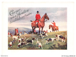 Delcampe - AXYP10-0685-CHROMOS - Cacao Van Houten - Solubilité En Poudre - Des Hommes Sur Des Chevaux - Chiens - Van Houten