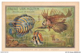 Delcampe - AXYP10-0682-CHROMOS - Cacao Van Houten - Solubilité En Poudre - Poissons De L'océan Indien - Van Houten